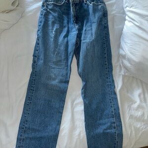 Abercrombie 90s Straight Ultra High Rise Jeans (Curve Love)